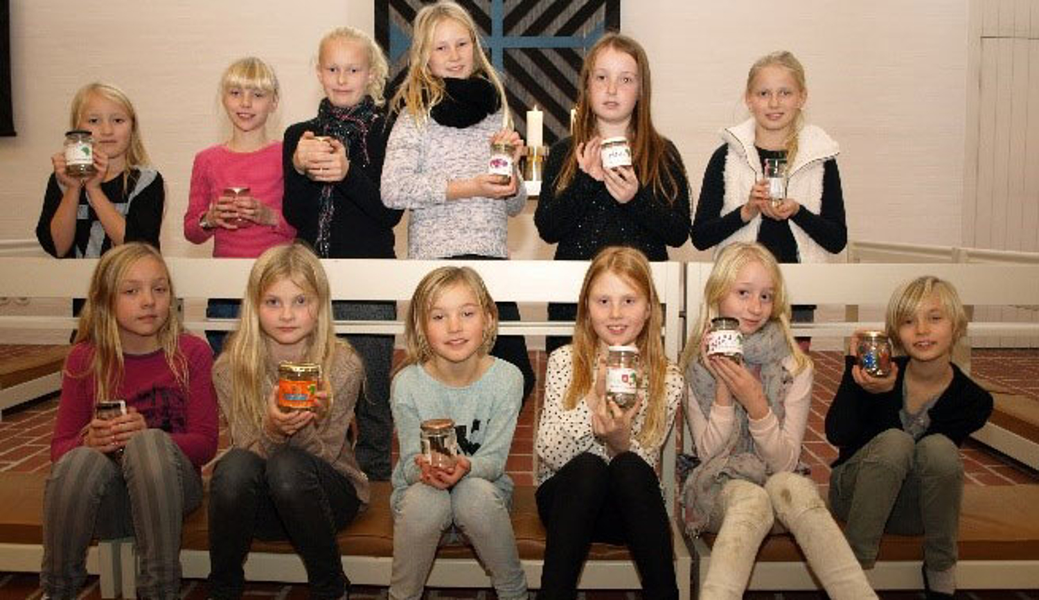 Diakoni med minikonfirmander