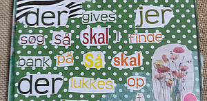 Konfirmationsord på plexiglasplade