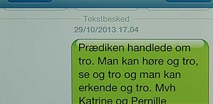 Gudstjeneste-SMS