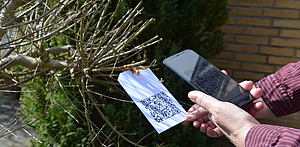 QR koder og konfirmationsord - udendørs