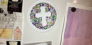 Logo-magneter til farvelægning