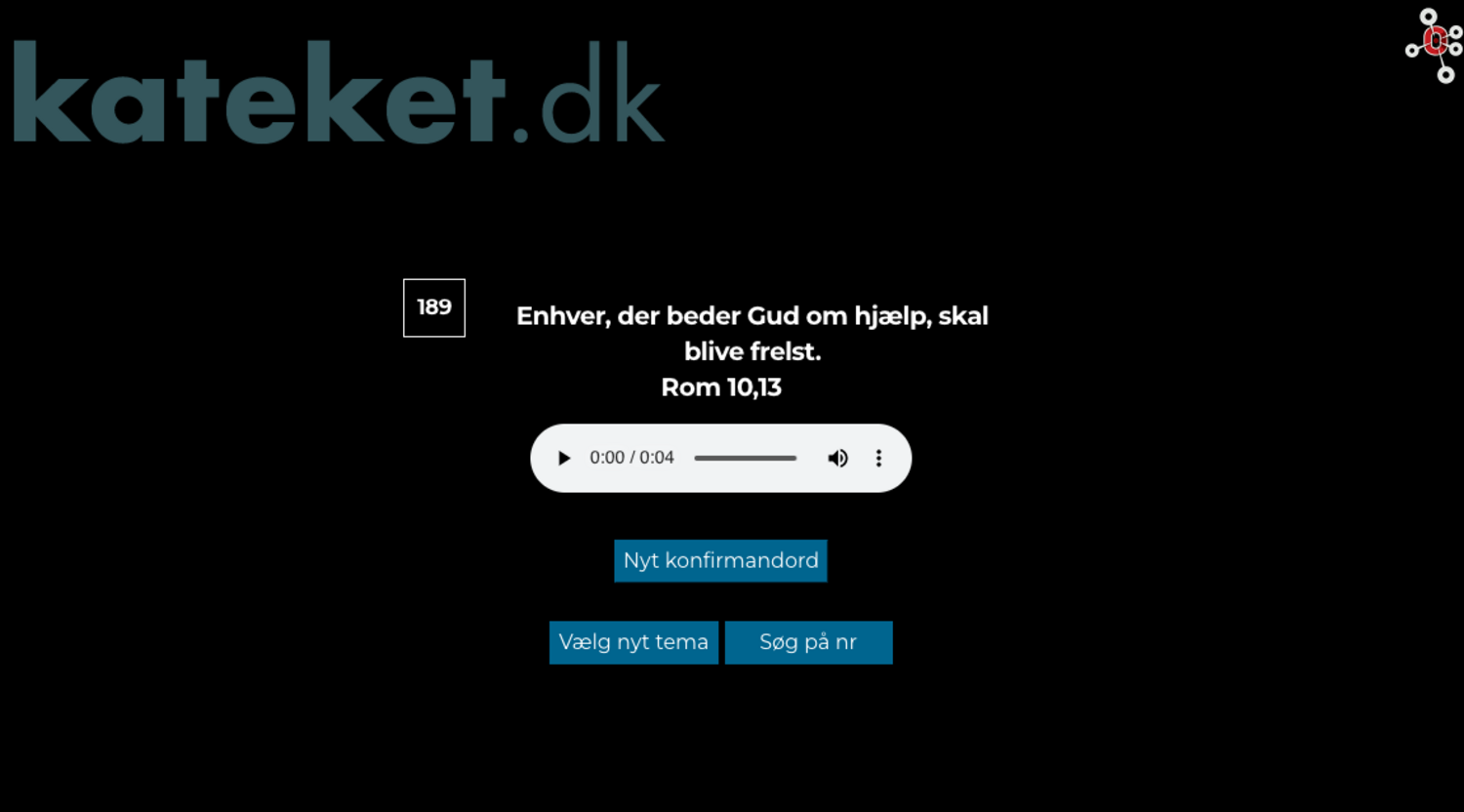 Konfirmationsord på kateket.dk