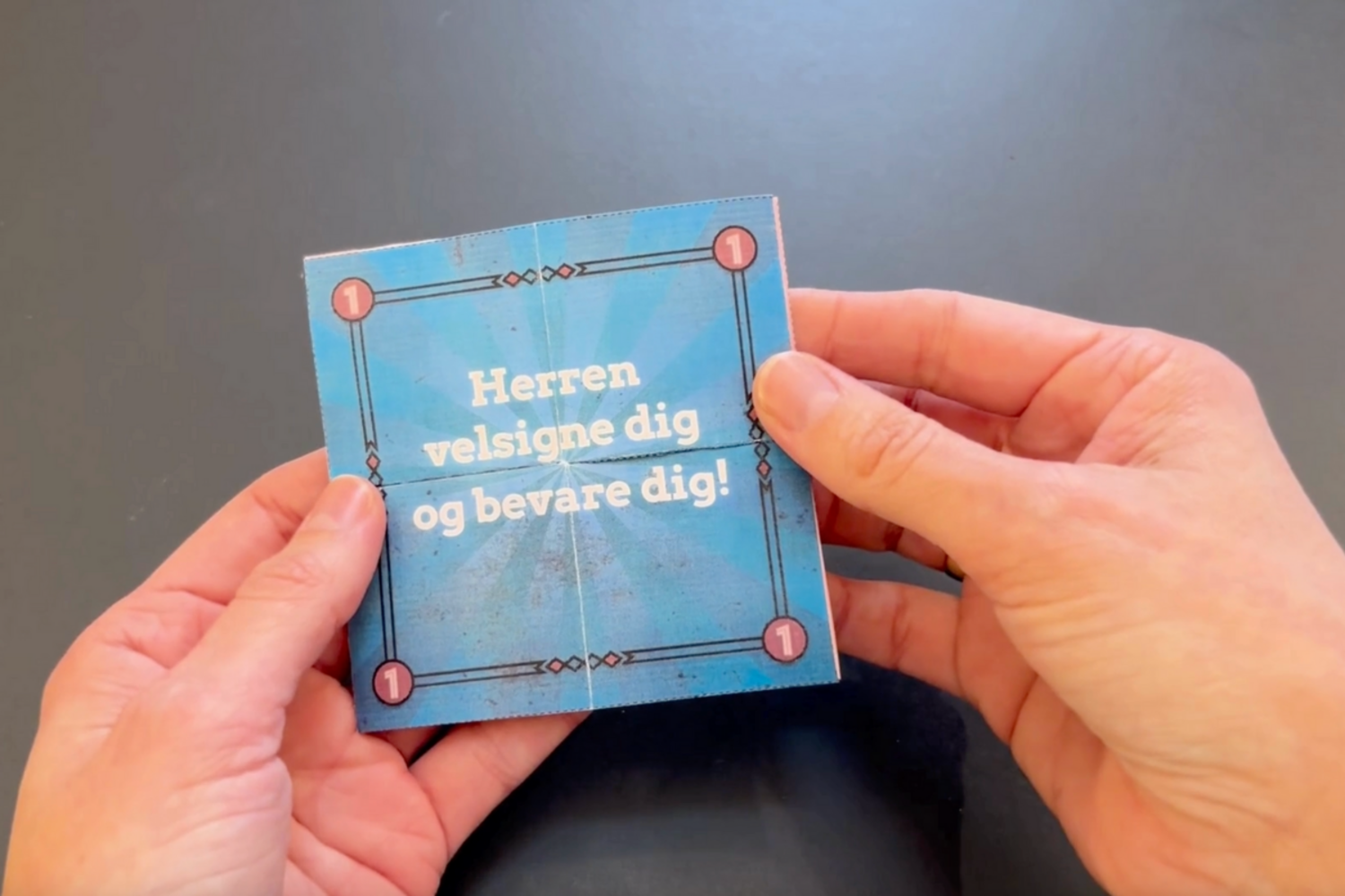 Velsignelsen som evighedskort