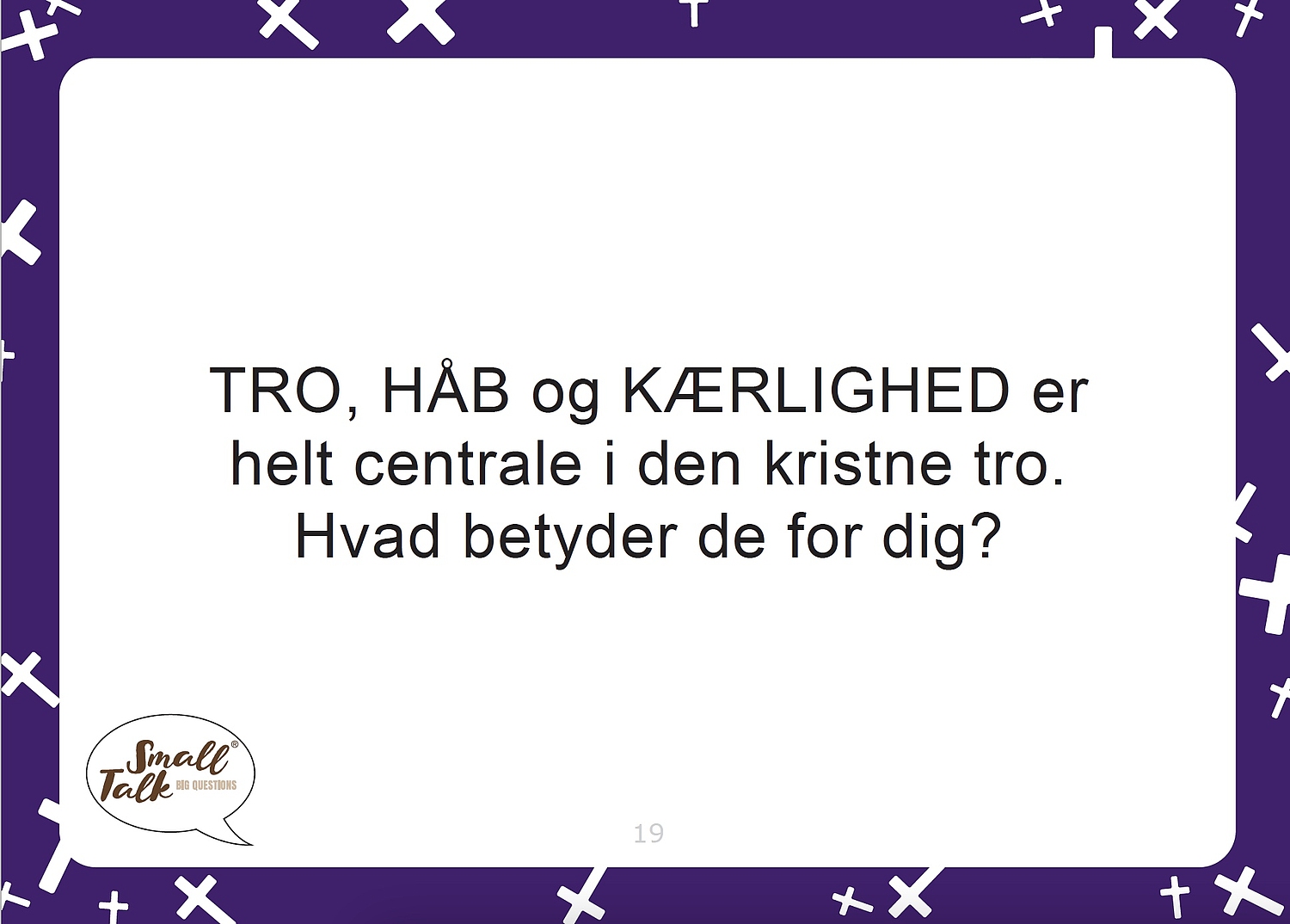 Spørgekort til udprint