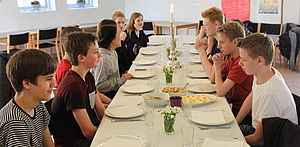 Påskemåltid med konfirmander