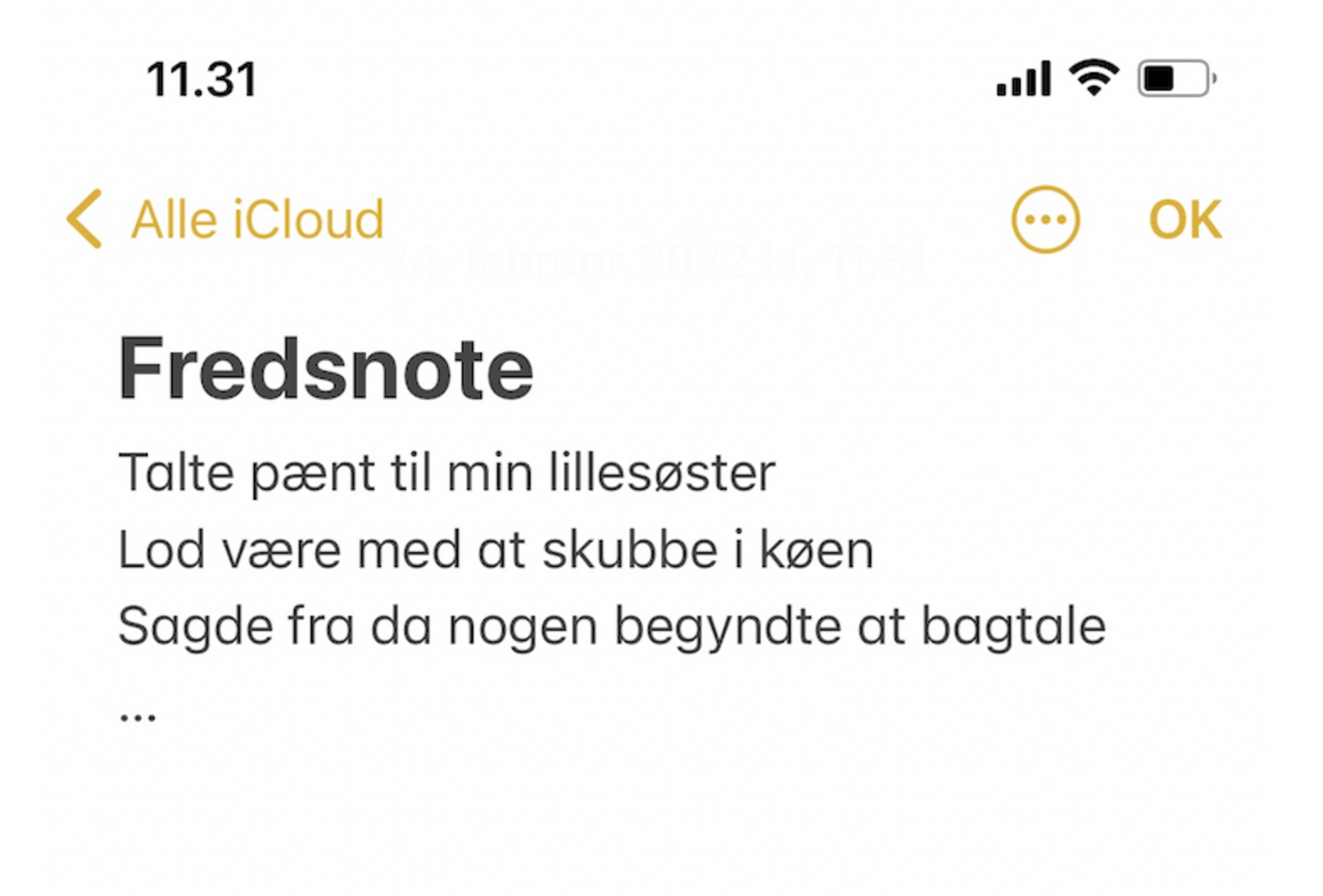 Fredsnote