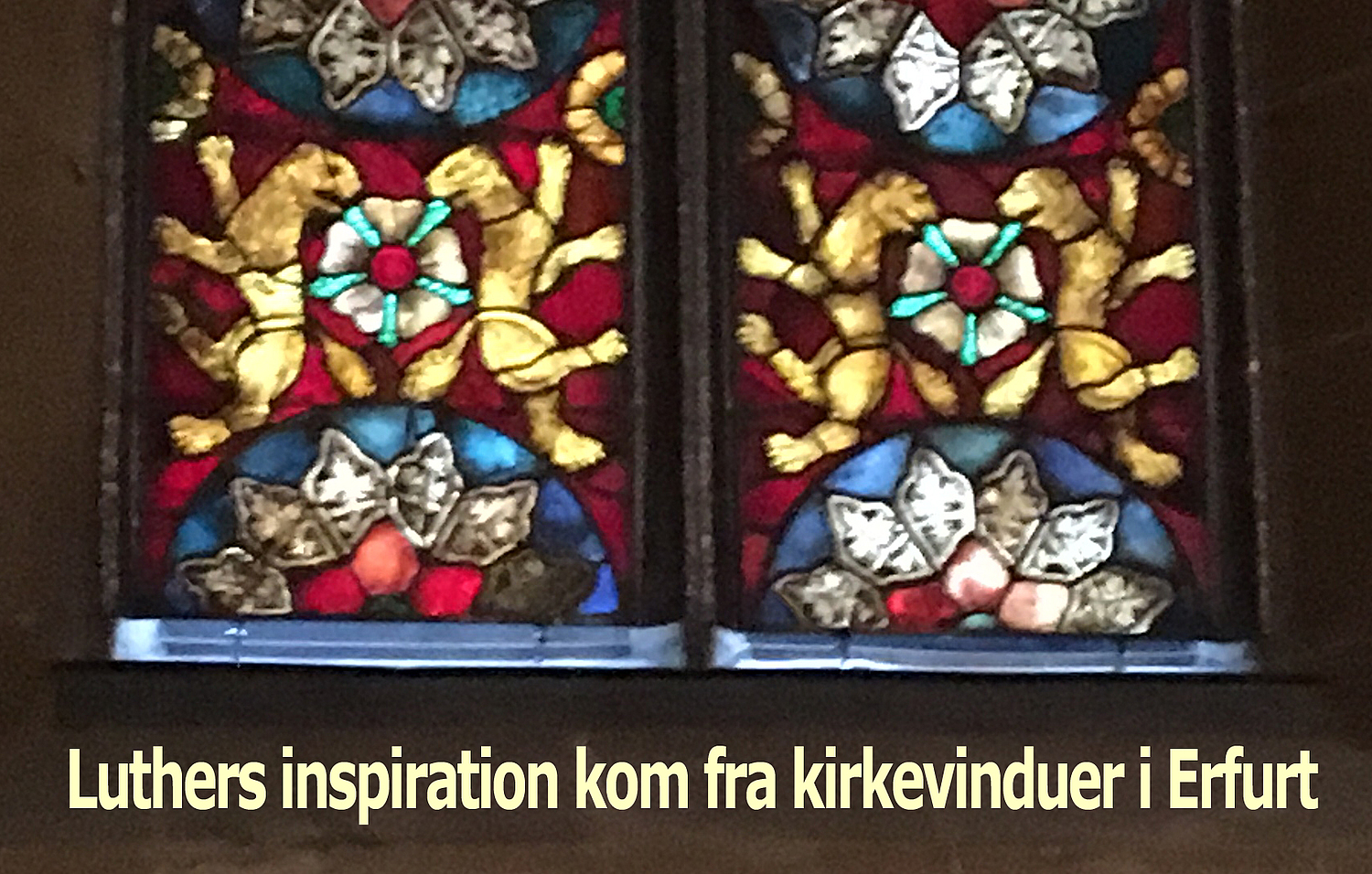 Lutherrosen klip ud og forklar
