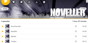Podcast/lydfiler af noveller