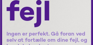 Det er menneskeligt at fejle