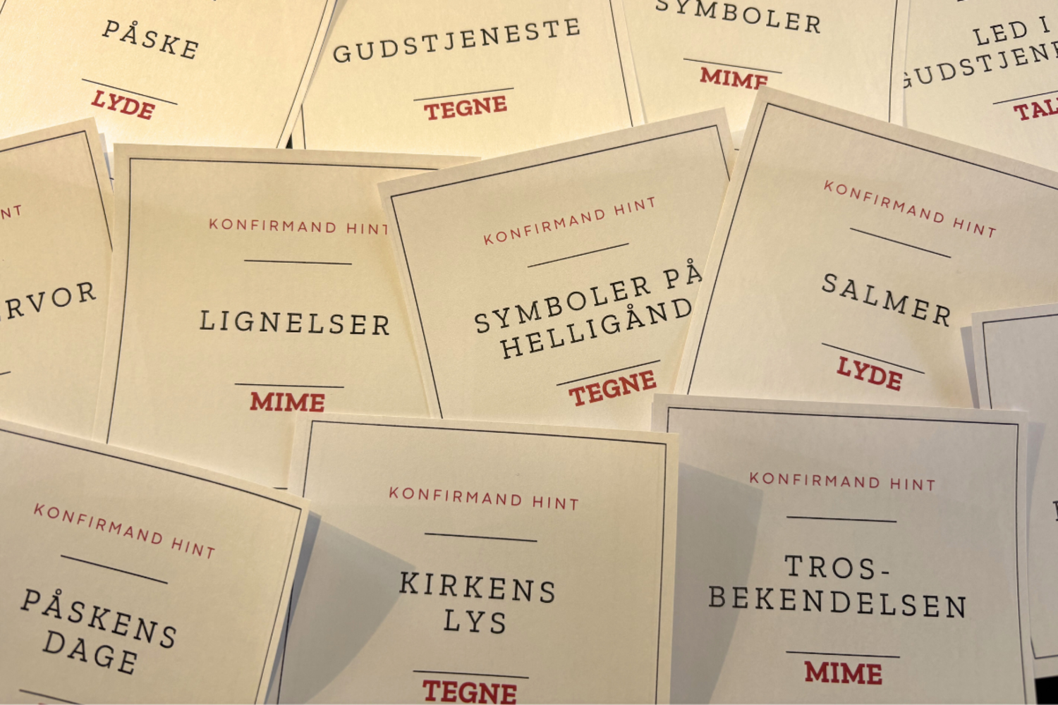 Konfirmand hint til afslutning