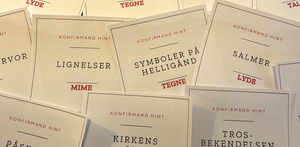 Konfirmand hint til afslutning