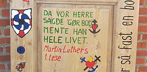 Luthers teser og en dør!