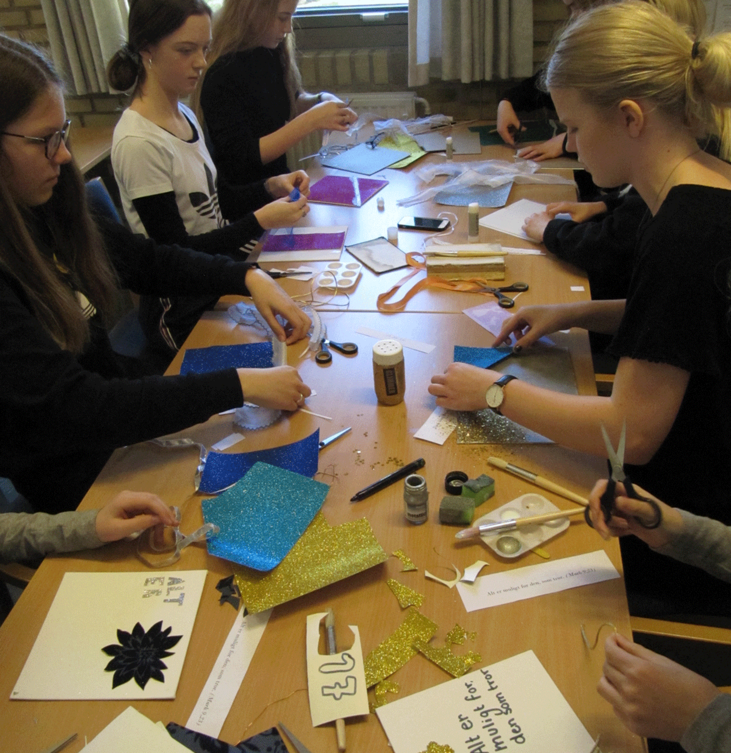 Billeder over konfirmationsord