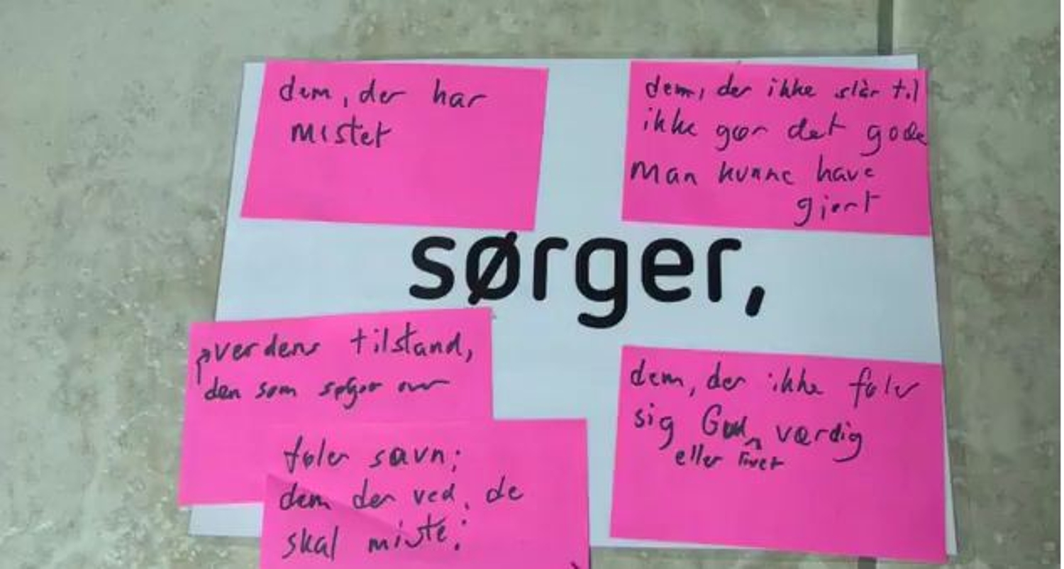 Langsom læsning af saligprisningerne