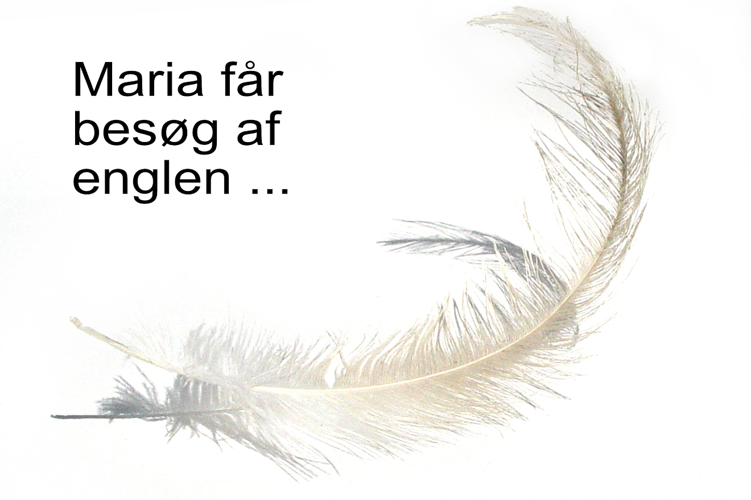 Maria får besøg af englen – en sansegudstjeneste